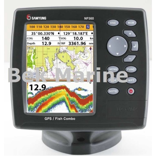SAMYUNG Enc NF-560 GPS Chart Plotter ve Balık bulucu